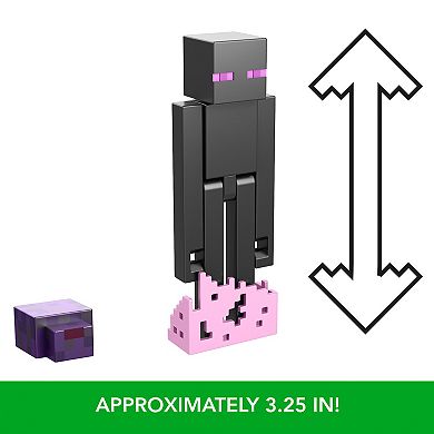 Mattel Minecraft Enderman Action Figure & Accessories 4-Piece Set