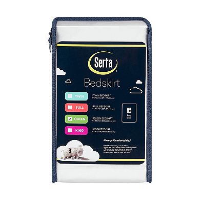 Serta 13" Drop Flat Bedskirt