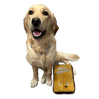 Woof More Smores Multi-Squeaker Dog Toy