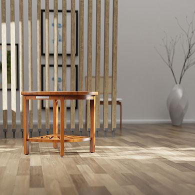 Oceanstar Corner Spa Shower Bench Seat with Storage Shelf