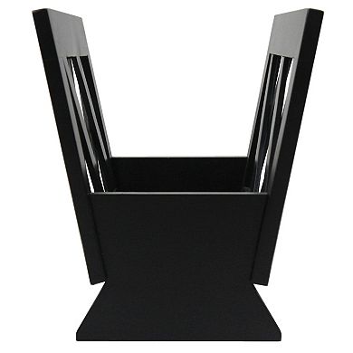 Oceanstar Wood Magazine Rack