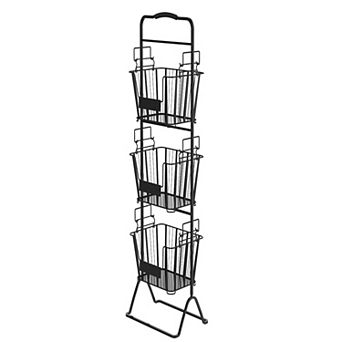 Oceanstar 3 tier Metal Wire Storage Basket Stand with Removable Baskets