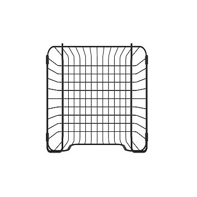 Oceanstar Stackable Metal Wire Storage Basket Set for Pantry, Countertop, Kitchen or Bathroom, Set of 2