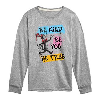 Boys 8-20 Dr. Seuss Be Kind Be You Be True Long Sleeve