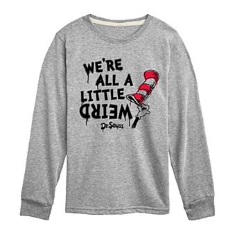 Boys 8-20 Dr. Seuss A Little Weird Long Sleeve