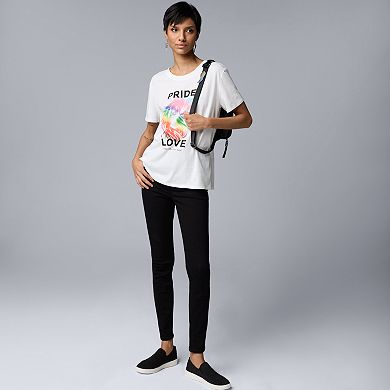 Women's Simply Vera Vera Wang Pride Graphic Tee