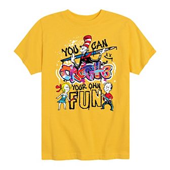Boys 8-20 Dr. Seuss Create Your Own Fun Graphic Tee