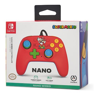 PowerA Nano Nintendo Switch Mario Medley Wired Controller