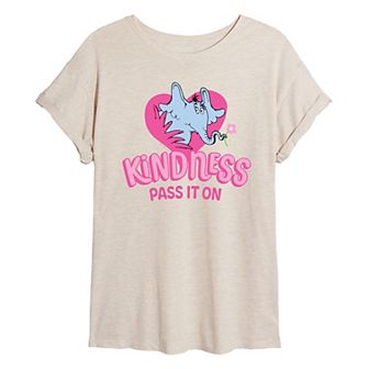 Juniors' Dr. Seuss Kindness Pass It On Graphic Tee