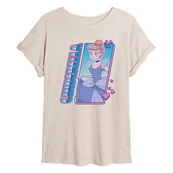 Disney's Cinderella Juniors' Manga Oversized Tee