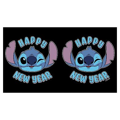 Lilo & Stitch Happy New Year Winking Face Stitch Stainless Steel Bottle