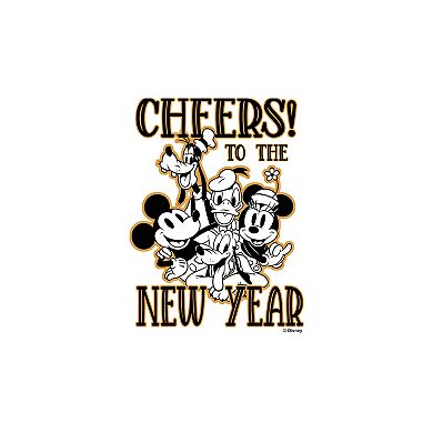 Mickey Mouse And Friends Cheers To The New Year Stainless Steel Graphic Bottle