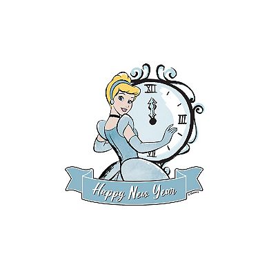 Cinderella Happy New Year Stainless Steel Graphic Bottle