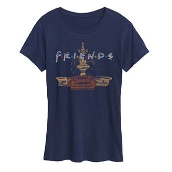 Women's Friends Couch Fountain Set Graphic Tee