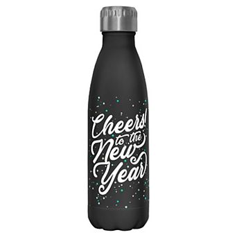 Cheers To The New Year 17-oz. Stainless Steel Water Bottle