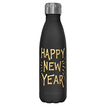 Happy New Year Sparkles 17-oz. Stainless Steel Water Bottle