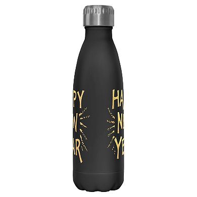 Happy New Year Sparkles 17-oz. Stainless Steel Water Bottle
