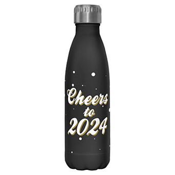 Cheers To 2024 17-oz. Stainless Steel Water Bottle
