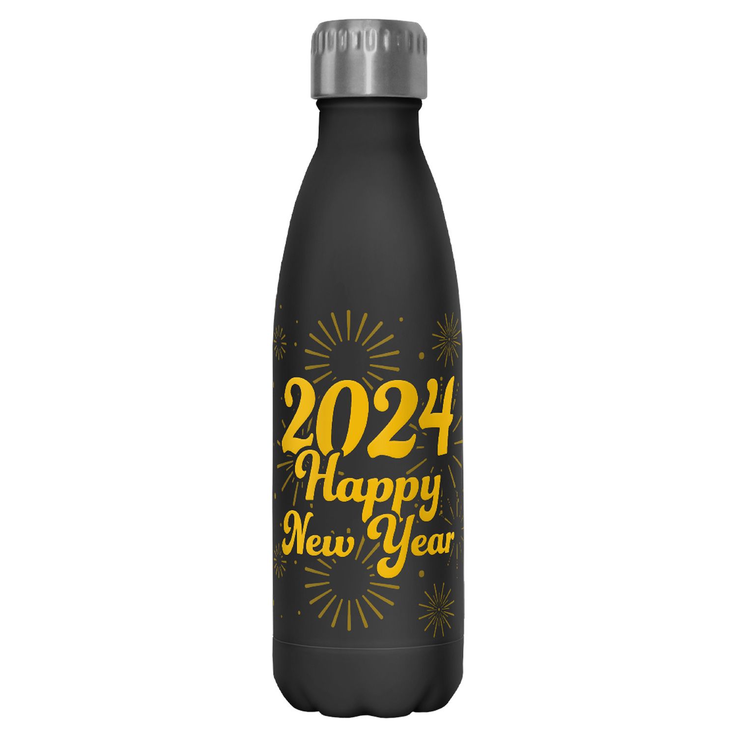 2024 Happy New Year 17 Oz Stainless Steel Water Bottle   6754230