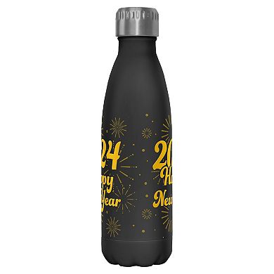 2024 Happy New Year 17-oz. Stainless Steel Water Bottle