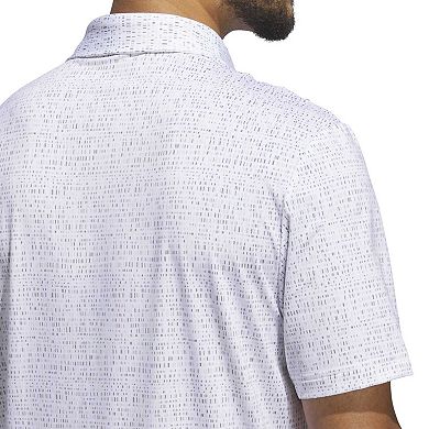 Men's adidas Ultimate365 Power Grid Print Golf Polo Shirt