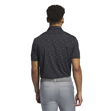 Men's adidas Ultimate365 Allover Print Golf Polo Shirt