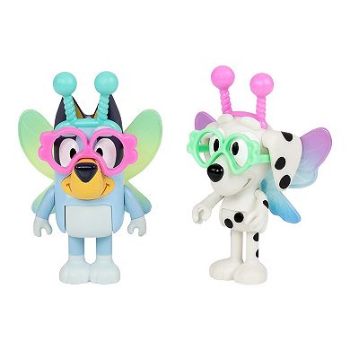 Bluey Aliens Alien Bluey and Alien Chloe Figure Set