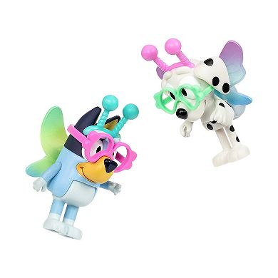 Bluey Aliens Alien Bluey and Alien Chloe Figure Set