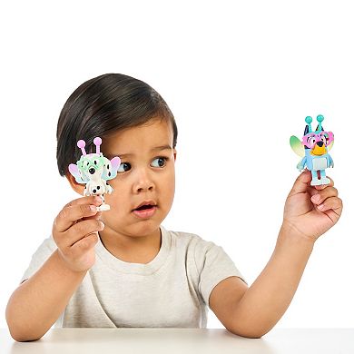 Bluey Aliens Alien Bluey and Alien Chloe Figure Set