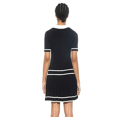 Women's ALEXIA ADMOR Lucinda Collared Short Sleeve Tennis Dress