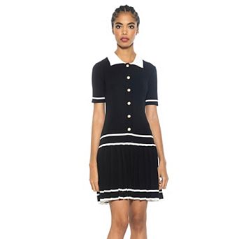 Women's ALEXIA ADMOR Lucinda Collared Short Sleeve Tennis Dress