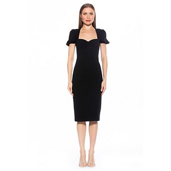 Women's ALEXIA ADMOR Micaela Puff Sleeve Sweetheart Sheath Dress