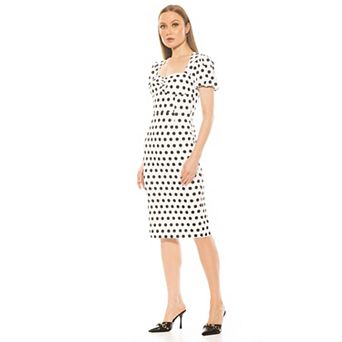 Women's ALEXIA ADMOR Micaela Puff Sleeve Sweetheart Sheath Dress