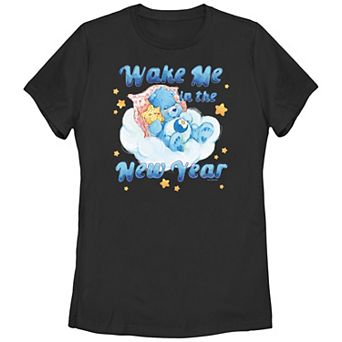 Juniors' Care Bears Wake Me In The New Year Graphic Tee
