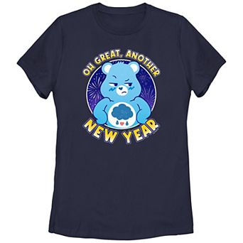 Juniors' Care Bears Oh Great, Another New Year Graphic Tee