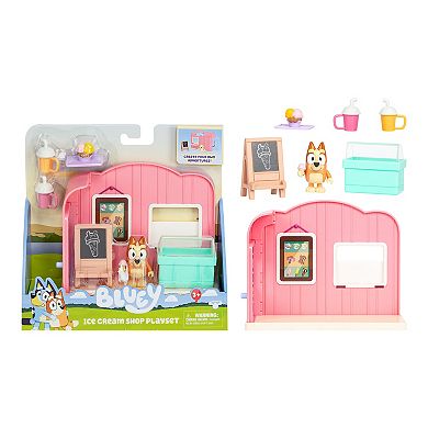 Bluey Ice Cream Shop Mini Playset