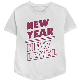 Juniors' New Year New Level Relaxed Fit Tee