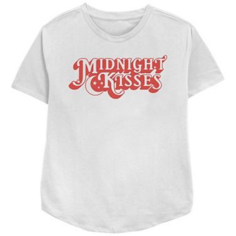 Juniors' Midnight Kisses Relaxed Fit Tee