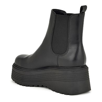 Nine West George Women's Platform Chelsea Boots