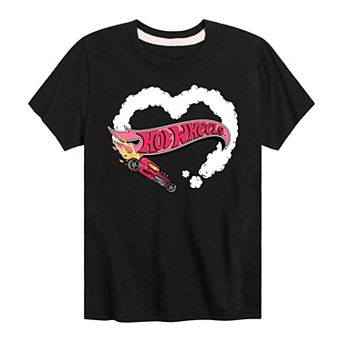 Boys 8-20 Hot Wheels Burnout Heart Graphic Tee