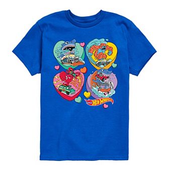 Boys 8-20 Hot Wheels Monster Hearts Graphic Tee