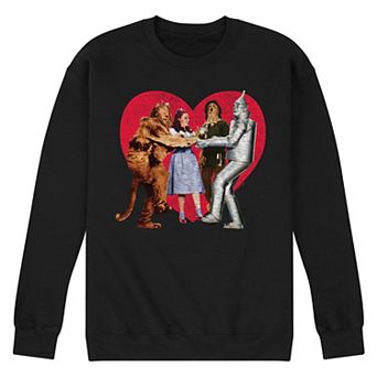 Men's Wizard Of Oz Group Photo Heart Fleece Sweatshirt