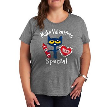 Plus Pete the Cat Make Valentine Special Graphic Tee