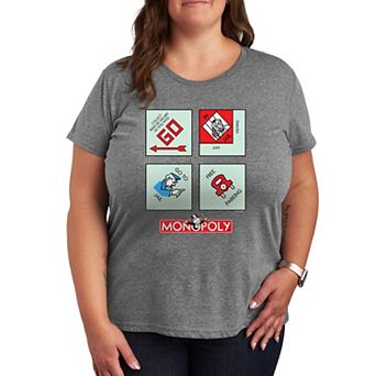 Plus Monopoly Monopoly Corner Squares Graphic Tee