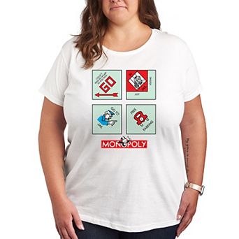 Plus Monopoly Monopoly Corner Squares Graphic Tee
