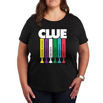 Plus Clue Logo Characters Graphic Tee