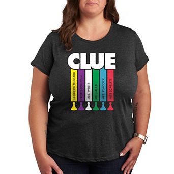 Plus Clue Logo Characters Graphic Tee