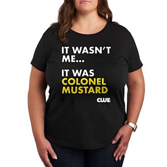 Plus Clue It Was Colonel Mustard Graphic Tee