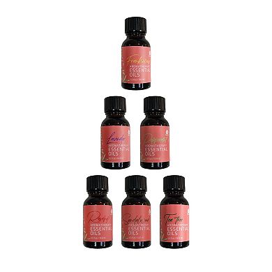 Pursonic 6 Pack Of Aromatherapy Essential Oils