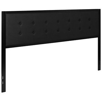 Merrick Lane Camden Headboard Upholstered Button Tufted Headboard With Metal Frame